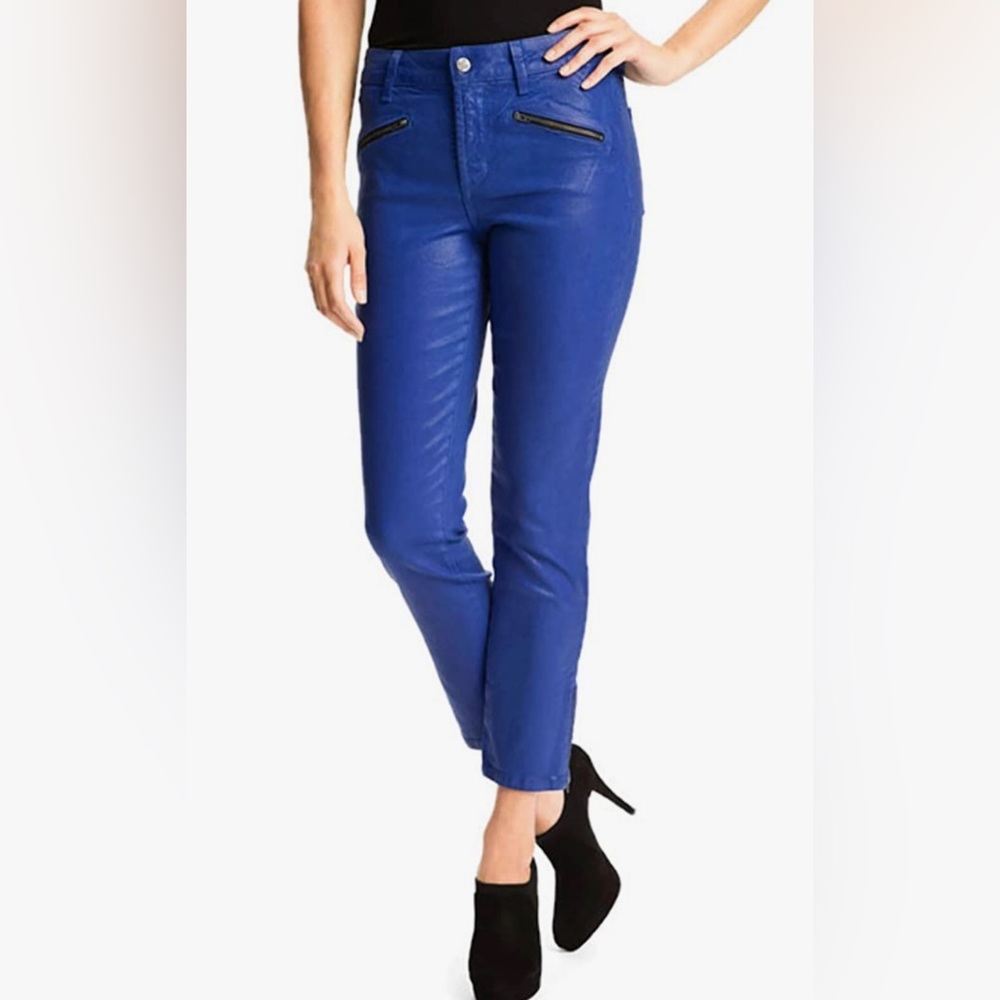 NEW NWT NYDJ Angelina Legging Coated Denim Princess - Picture 2 of 5